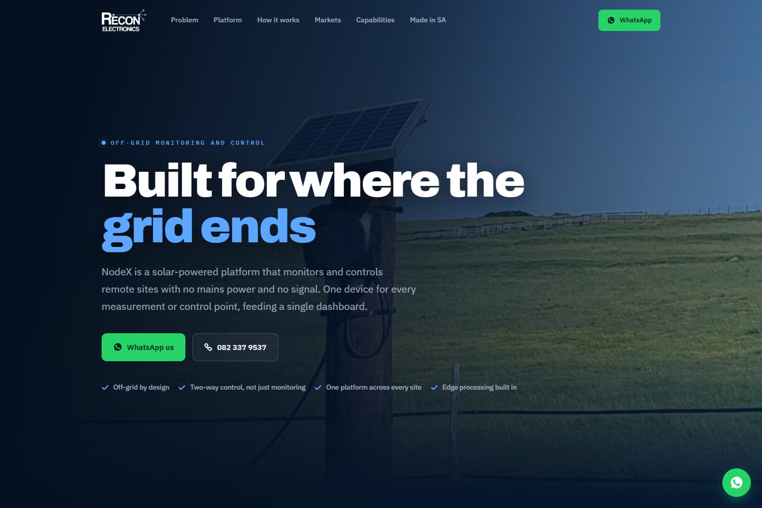 Recon Electronics website